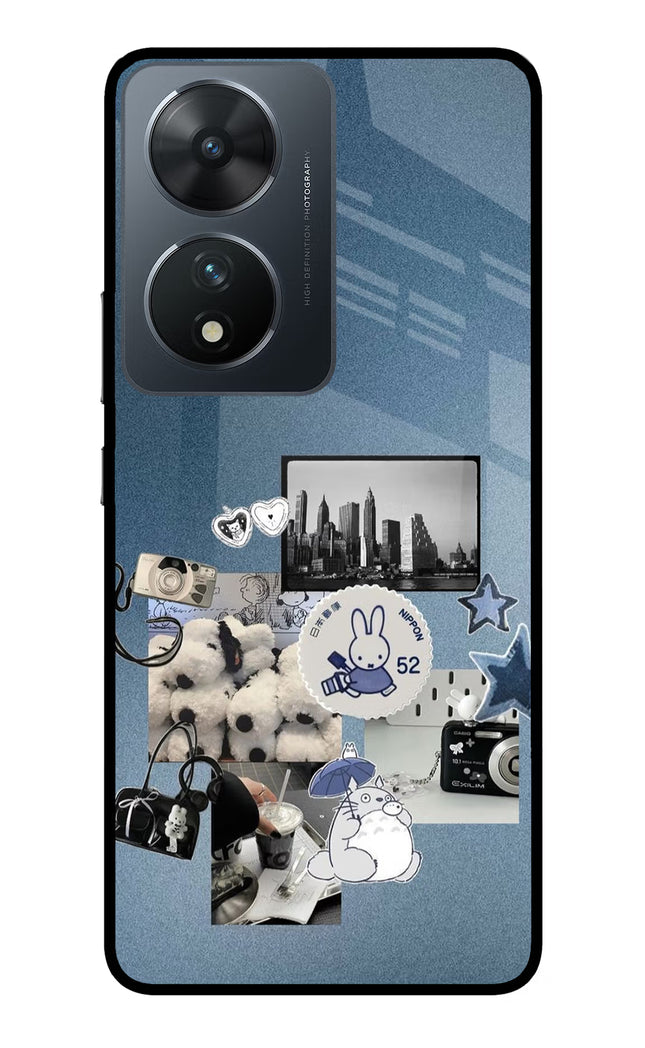 Miffy Vivo T2 5G Glass Case Back Cover by Casekaro