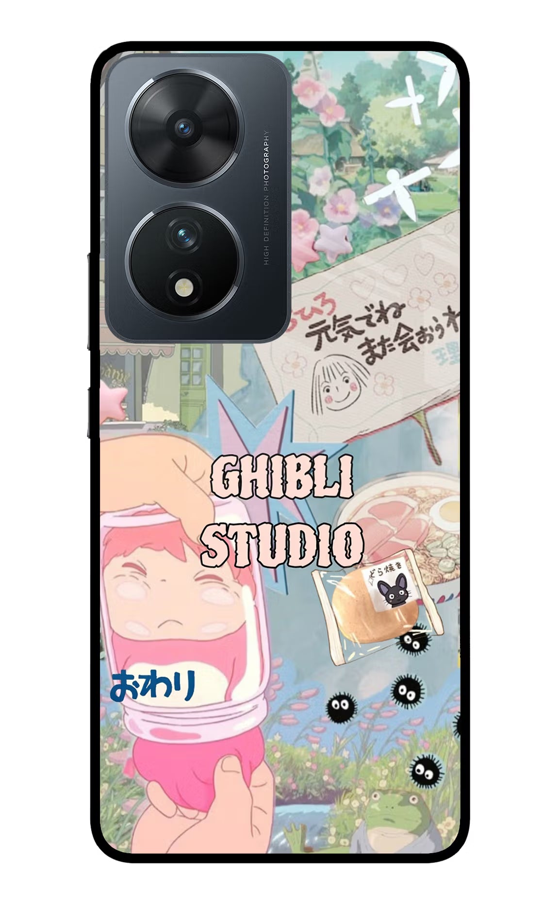 Studio Ghibli Vivo T2 5G Glass Case