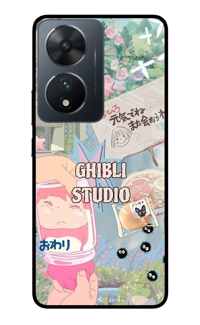 Studio Ghibli Vivo T2 5G Glass Case Back Cover by Casekaro