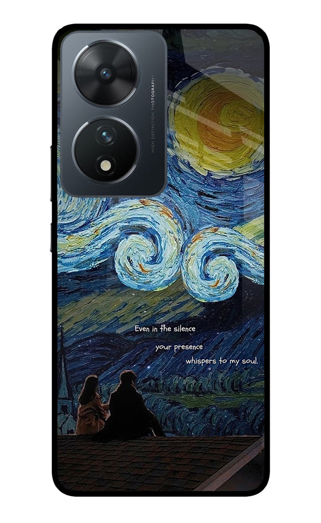 Softcore Vivo T2 5G Glass Case Back Cover by Casekaro