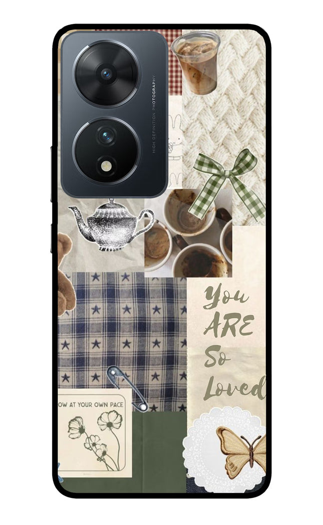 Cookie Vivo T2 5G Glass Case Back Cover by Casekaro