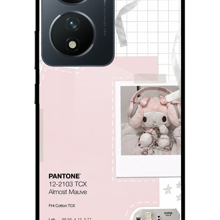 Pantone Asthetic Vivo T2 5G Glass Case Back Cover by Casekaro