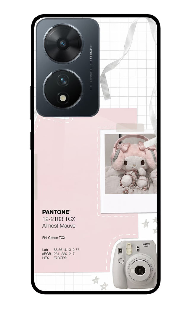 Pantone Asthetic Vivo T2 5G Glass Case Back Cover by Casekaro