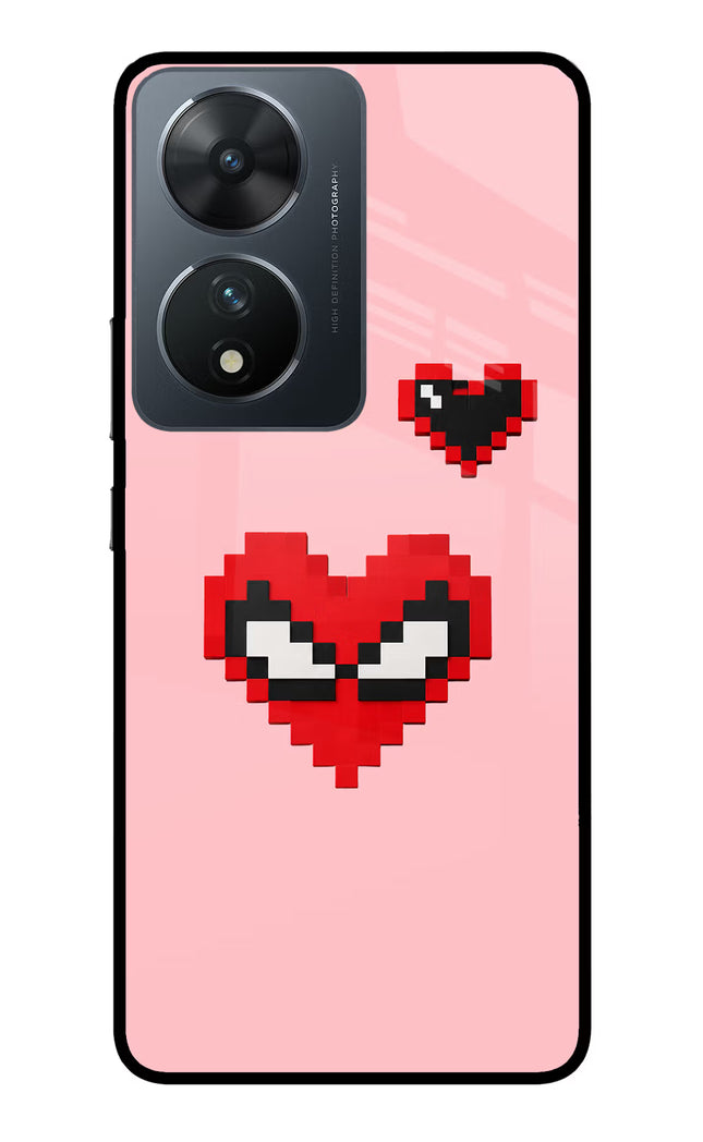 Gwen Heart Vivo T2 5G Glass Case Back Cover by Casekaro