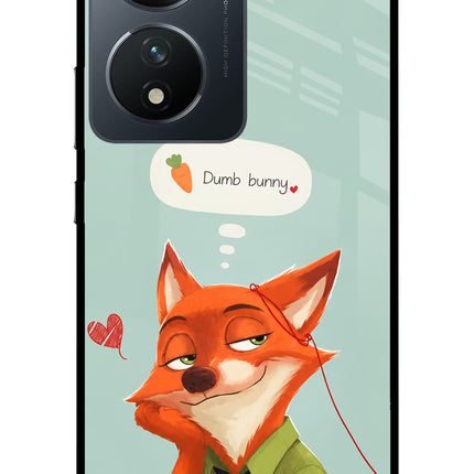 Nick Charm Vivo T2 5G Glass Case Back Cover by Casekaro