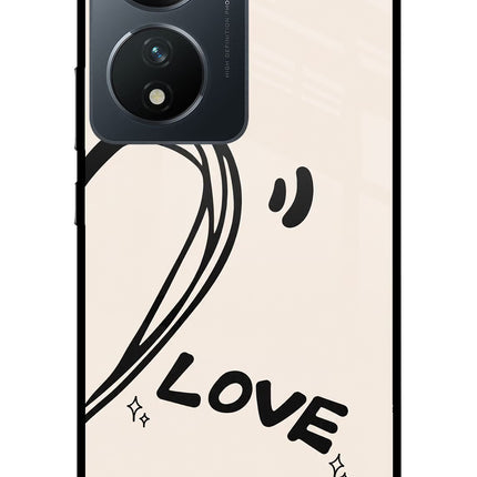 Soul Line Vivo T2 5G Glass Case Back Cover by Casekaro