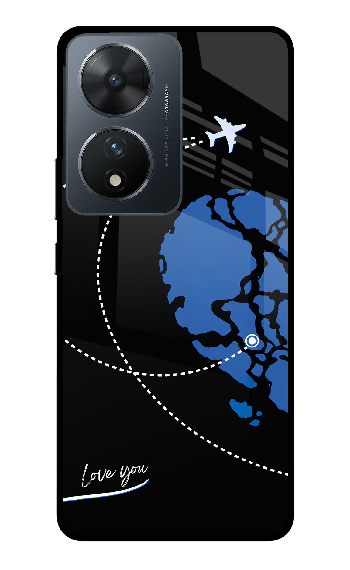 Love Orbit Vivo T2 5G Glass Case