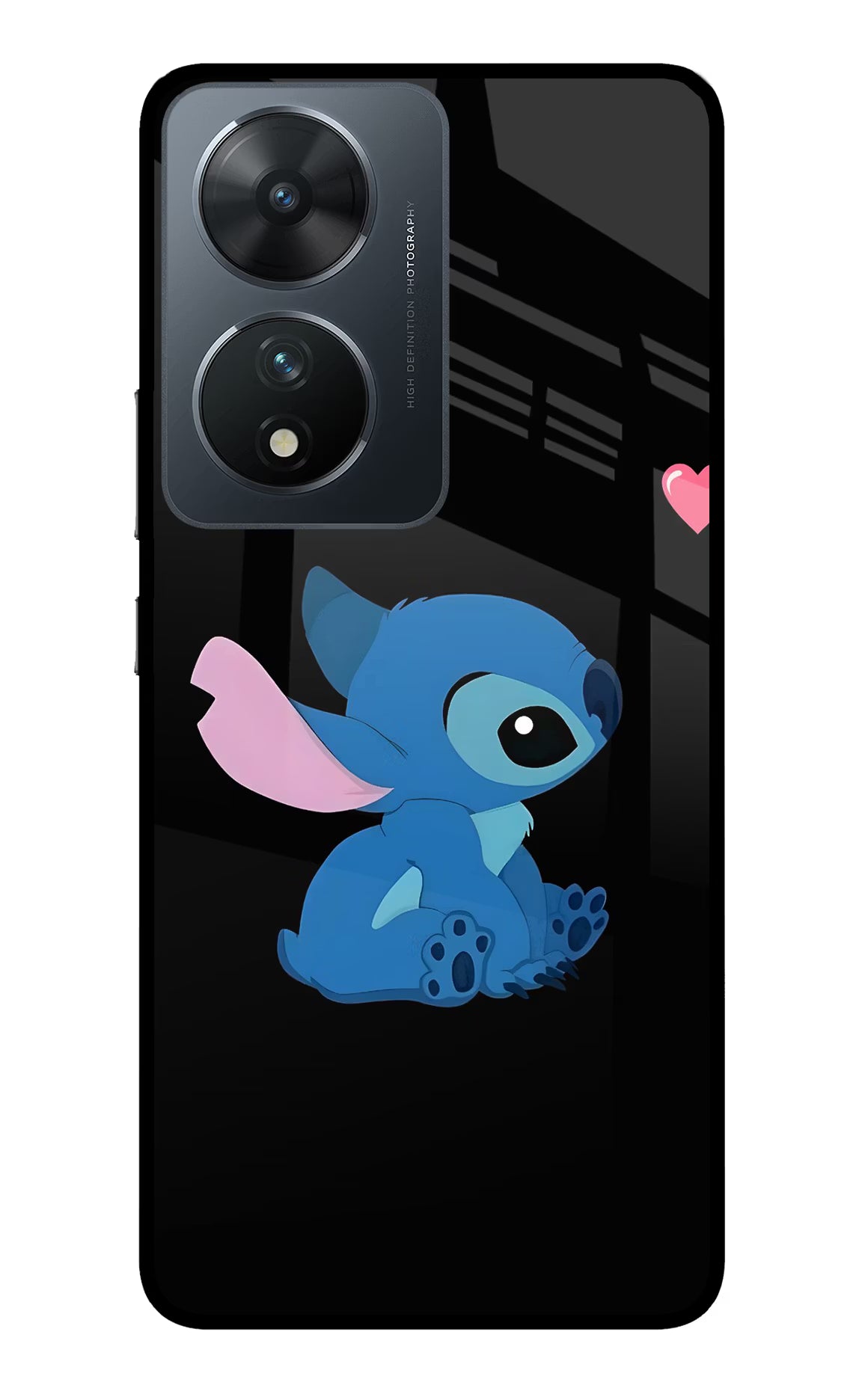 Stitch Crush Vivo T2 5G Glass Case