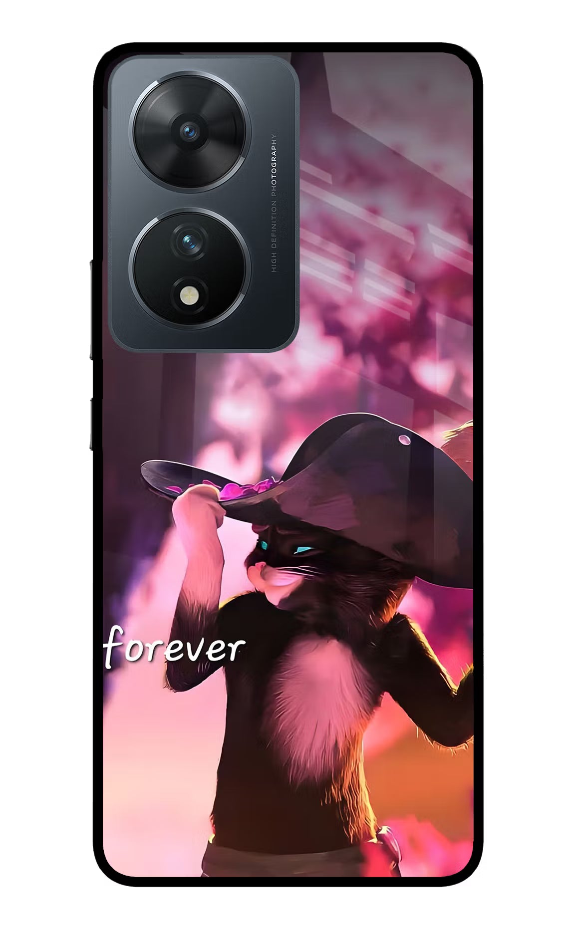 Forever Cat Vivo T2 5G Glass Case