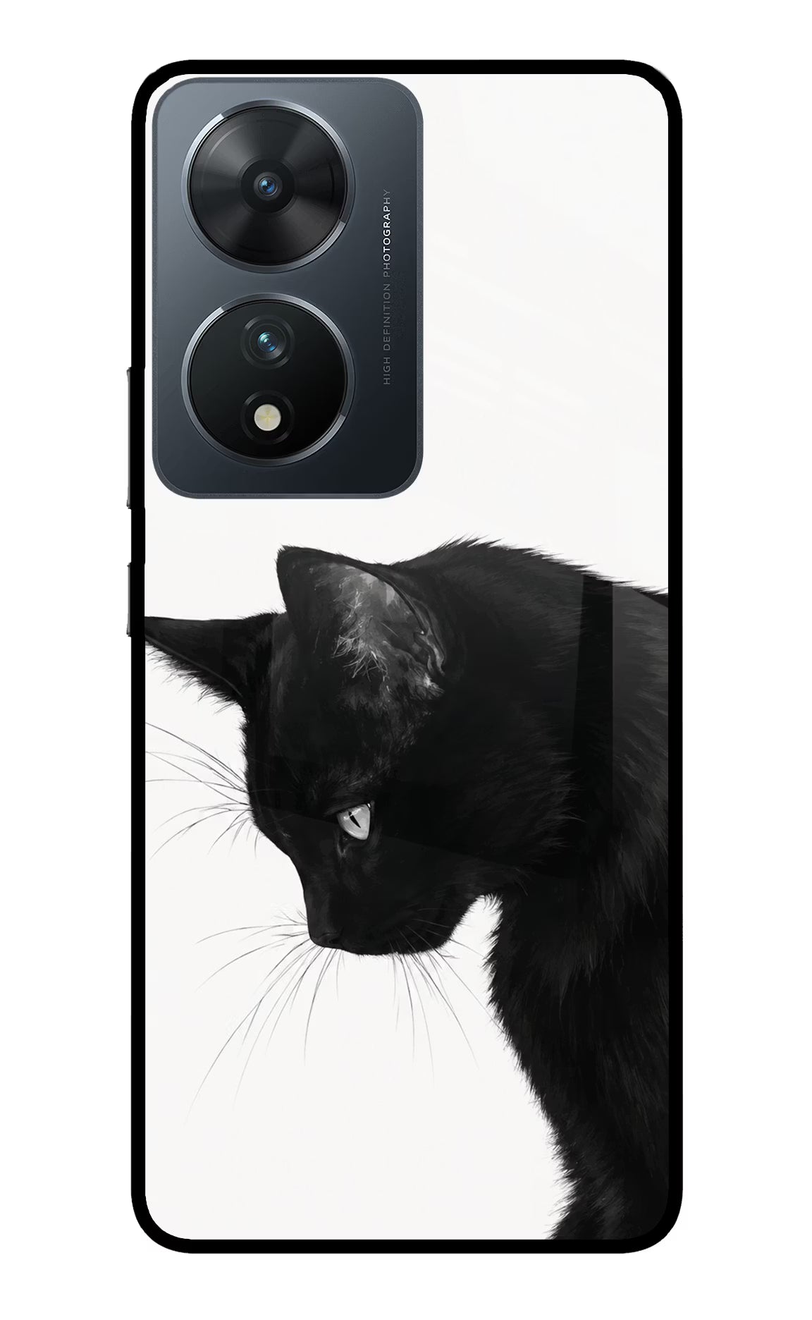 Shadow Gaze Vivo T2 5G Glass Case
