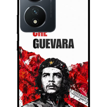 Che Guevara Revolution Vivo T2 5G Glass Case Back Cover by Casekaro