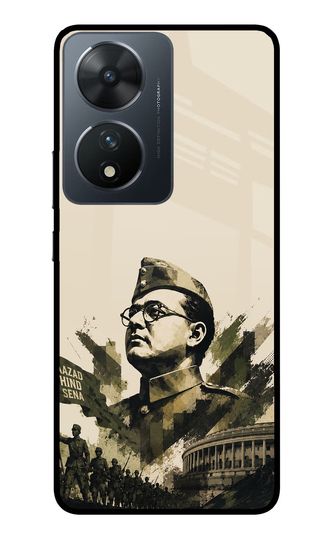 Netaji Rising Vivo T2 5G Glass Case