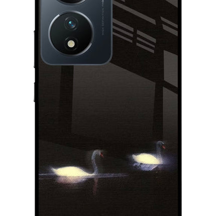 Silent Swans Vivo T2 5G Glass Case