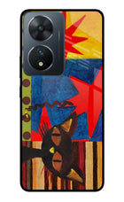 Pop Cat Vivo T2 5G Glass Case