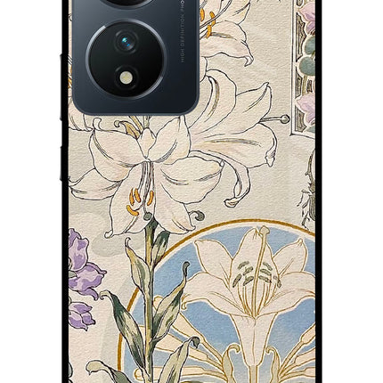 White Lily Vivo T2 5G Glass Case