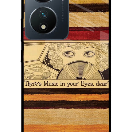 Vinyl Stripes Vivo T2 5G Glass Case