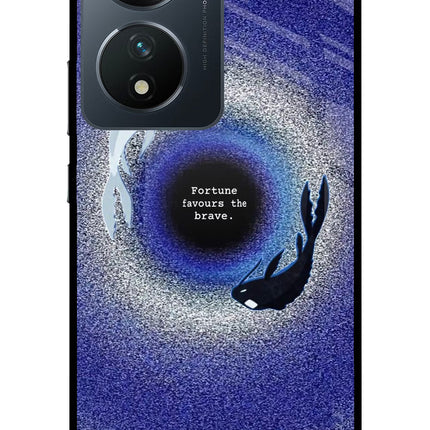 Dark Koi Vivo T2 5G Glass Case
