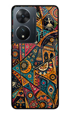 Folk Print Vivo T2 5G Glass Case