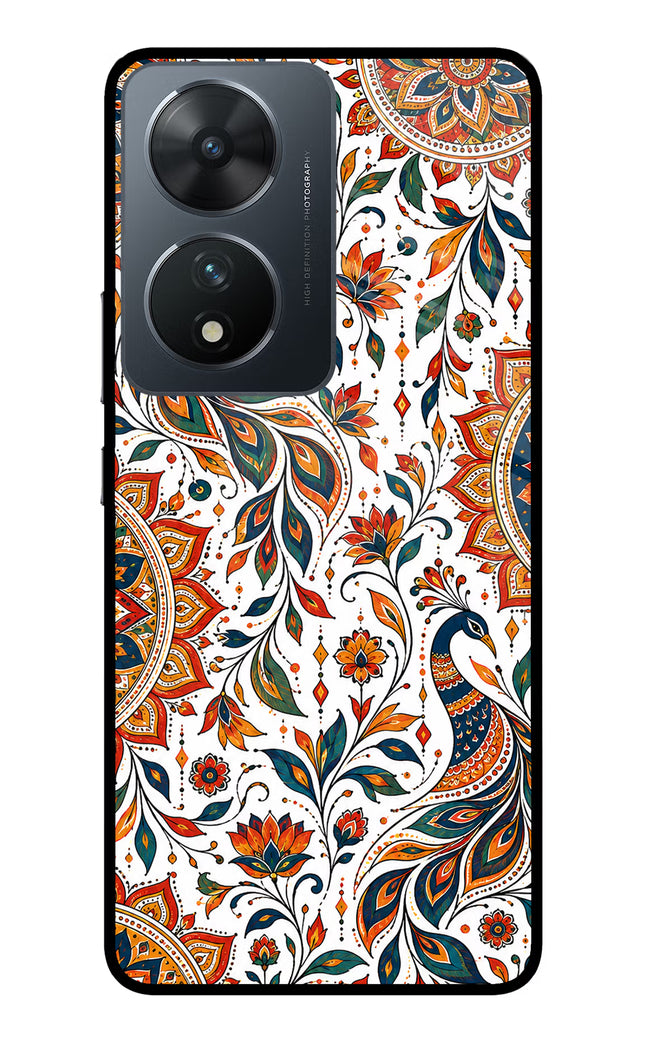 White Mayura Vivo T2 5G Glass Case