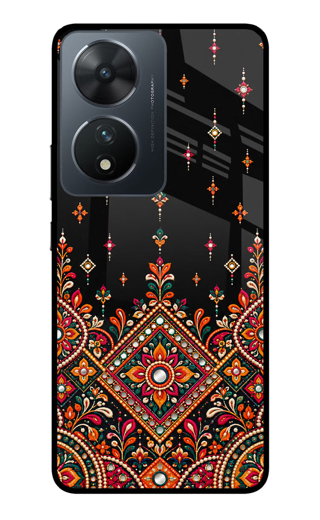 Noir Mehfil Vivo T2 5G Glass Case