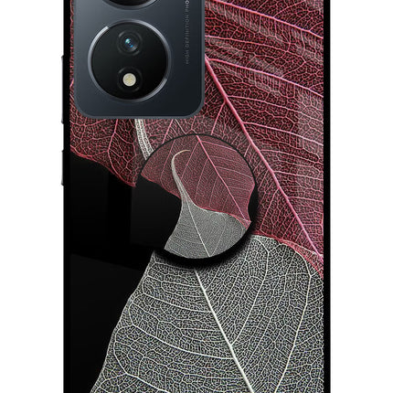 Leaf Pattern Vivo T2 5G Pop Case by Casekaro