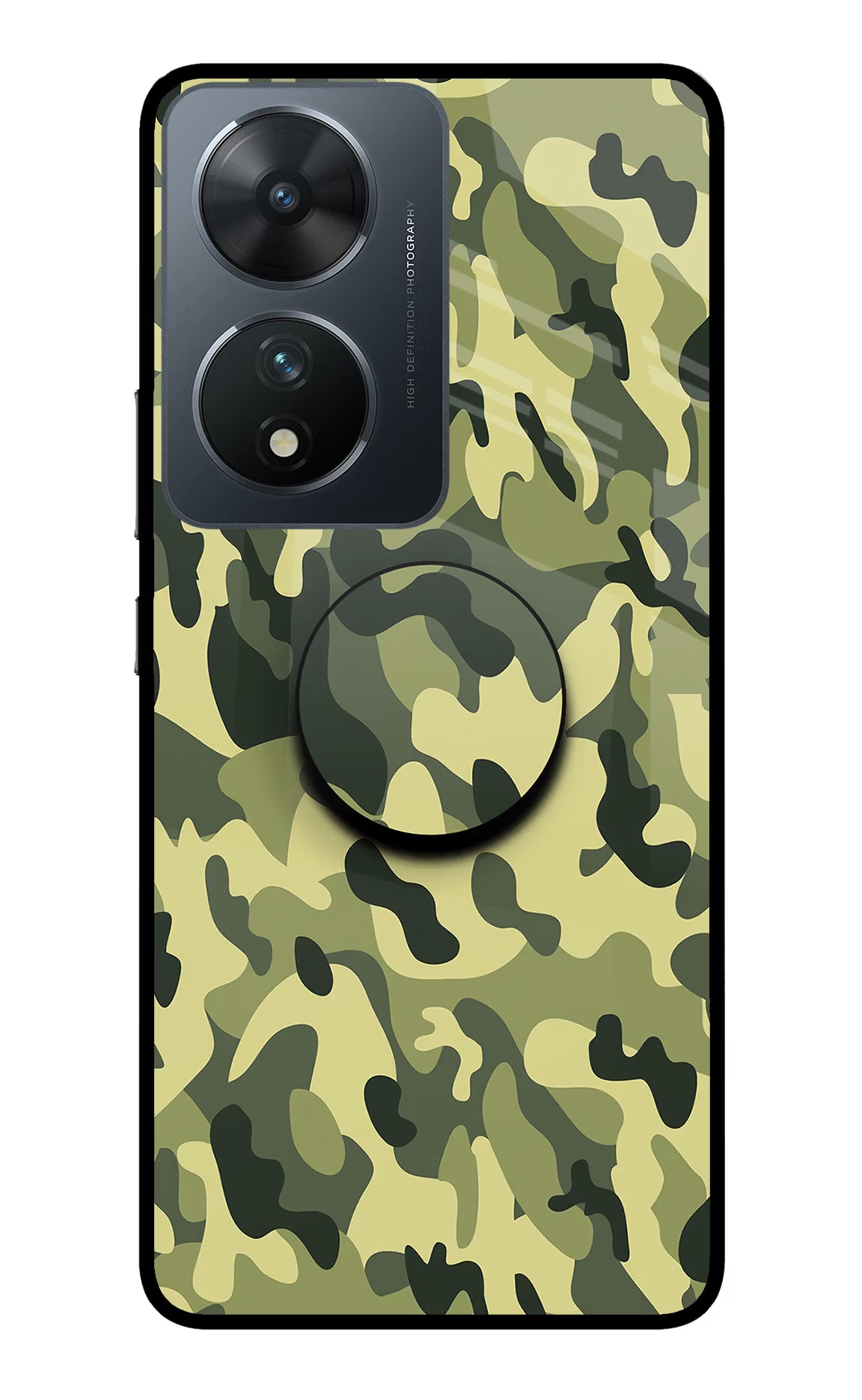 Camouflage Vivo T2 5G Pop Case by Casekaro