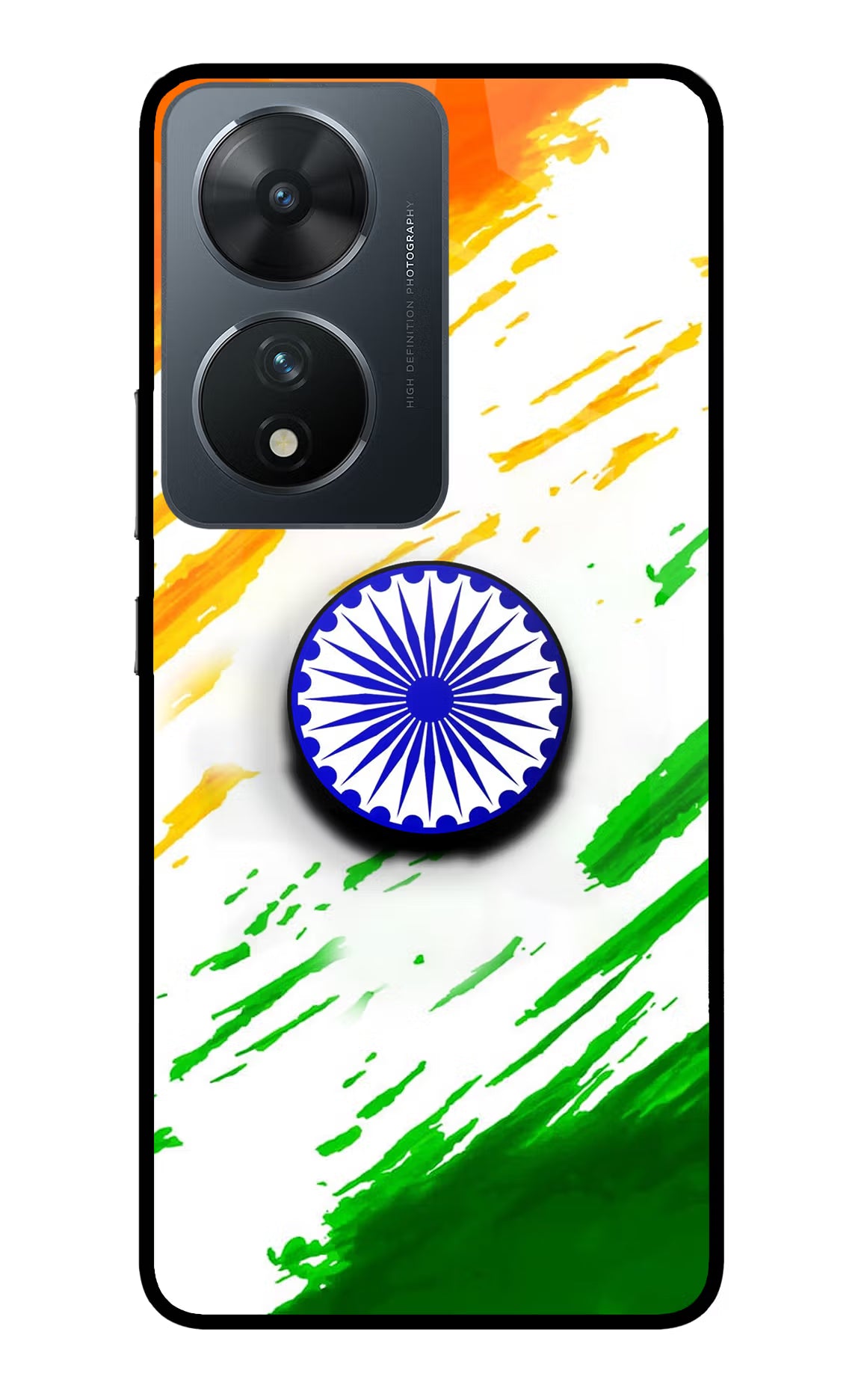Indian Flag Ashoka Chakra Vivo T2 5G Pop Case by Casekaro