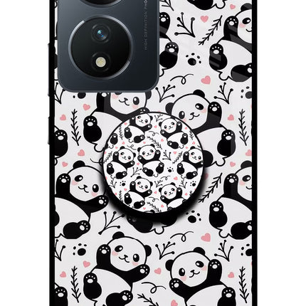 Cute Panda Vivo T2 5G Pop Case by Casekaro