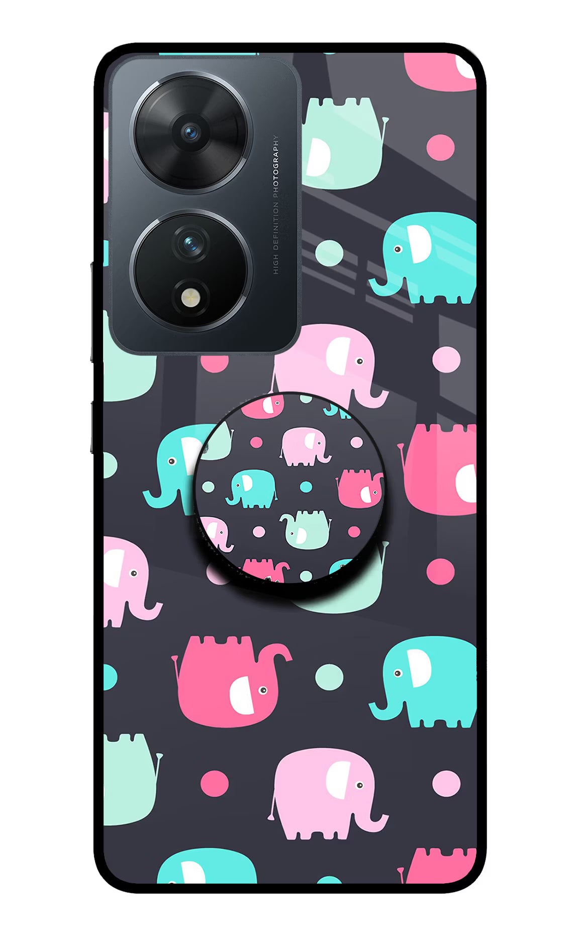 Baby Elephants Vivo T2 5G Pop Case by Casekaro