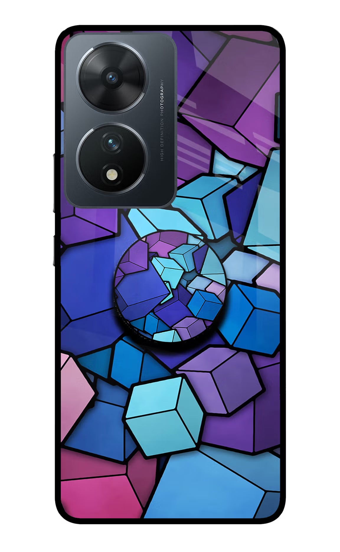 Cubic Abstract Vivo T2 5G Pop Case by Casekaro