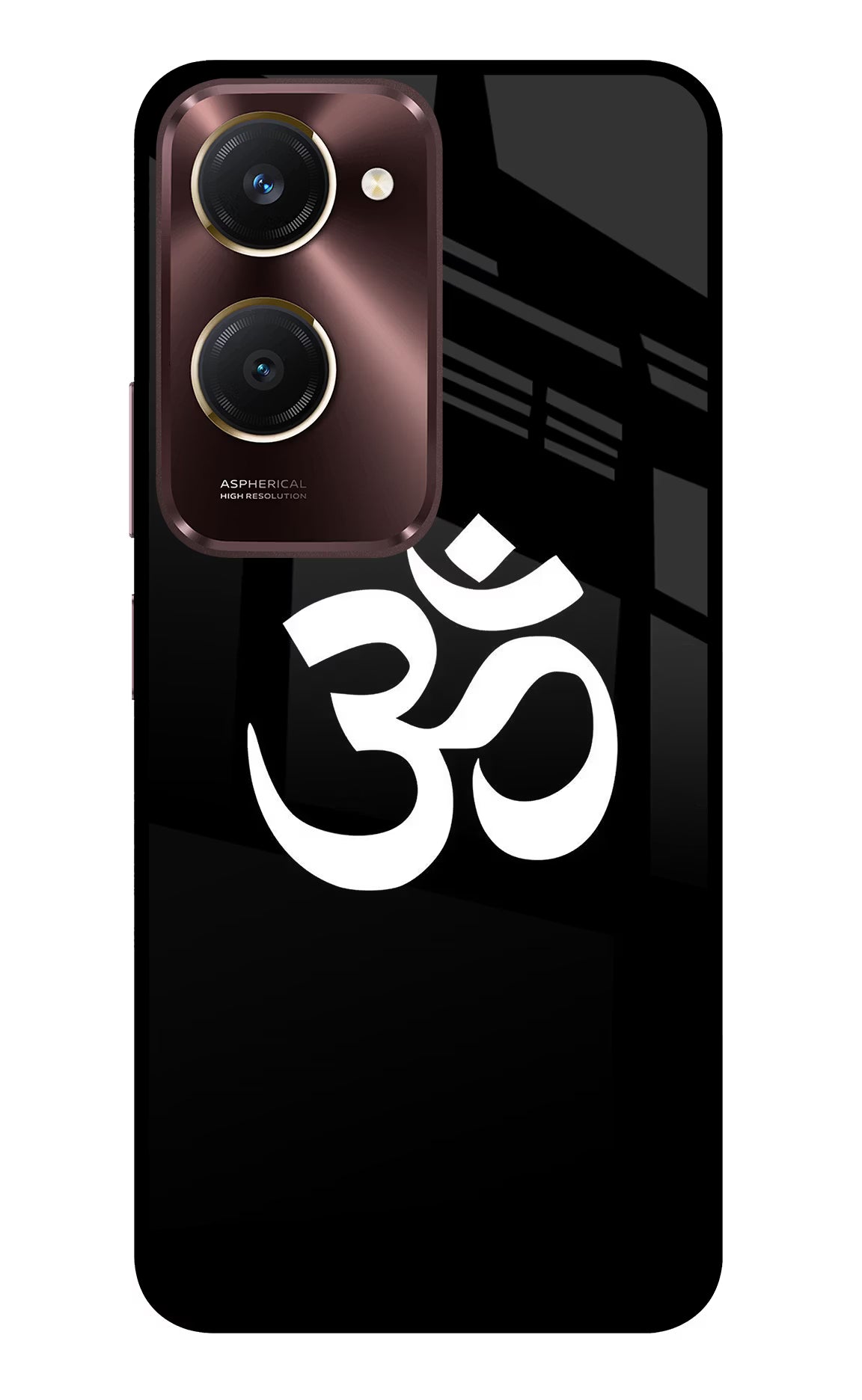 Om Vivo Y28s 5G Glass Case Back Cover by Casekaro