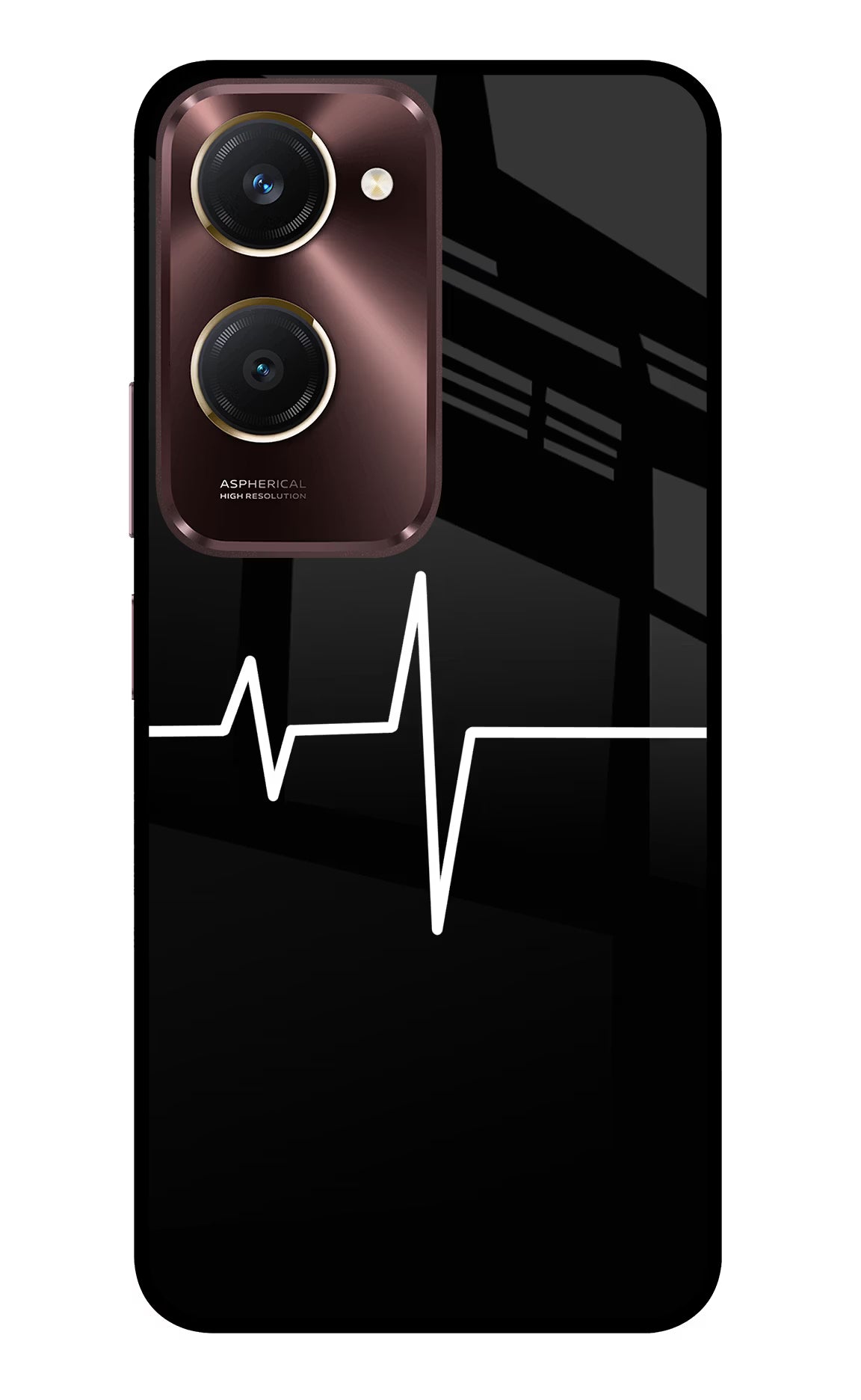 Heart Beats Vivo Y28s 5G Glass Case