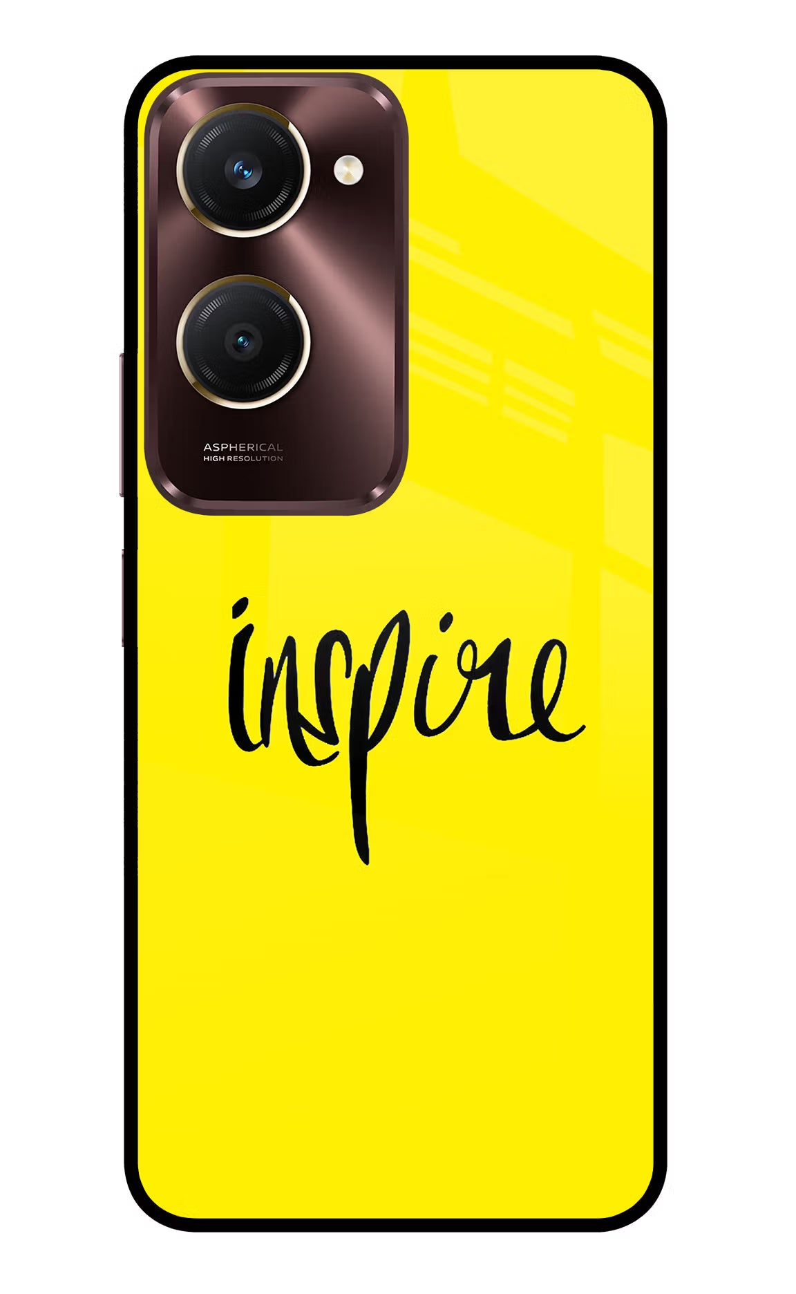Inspire Vivo Y28s 5G Glass Case Back Cover by Casekaro