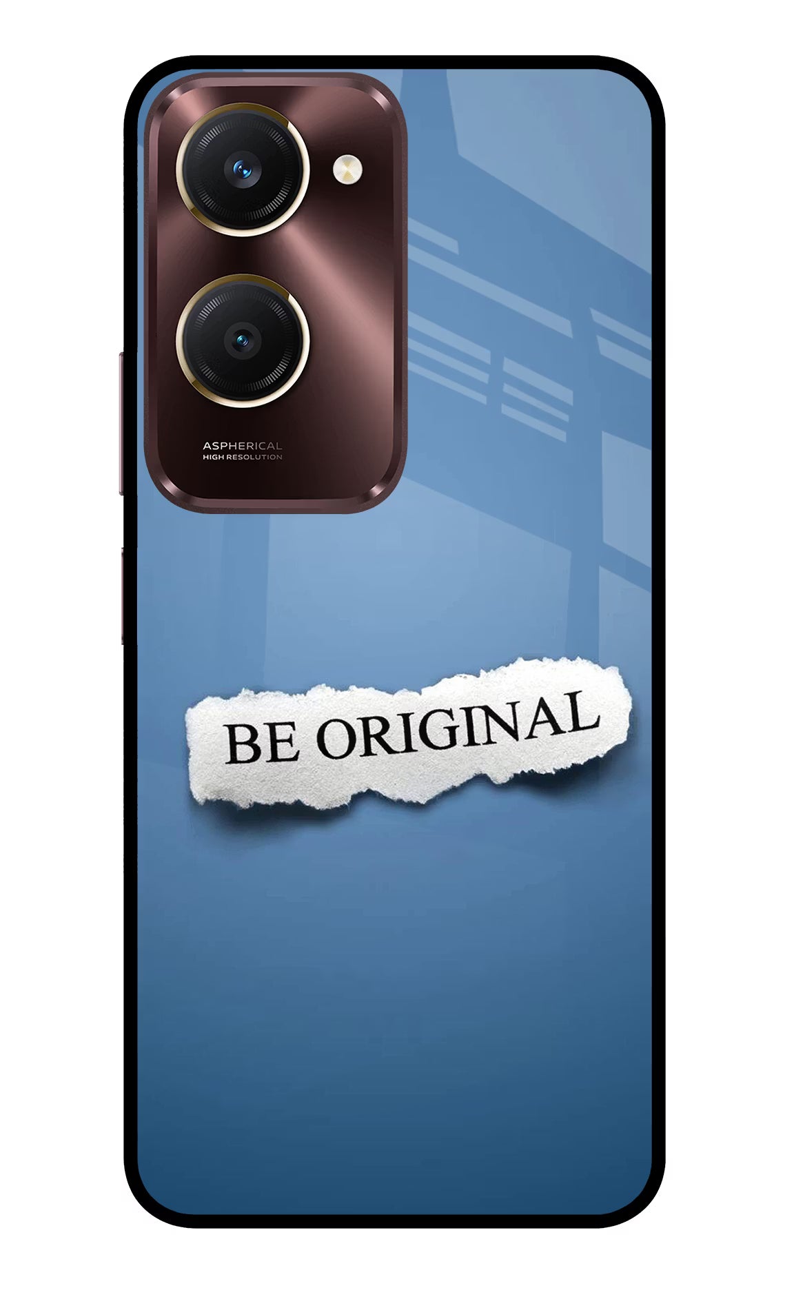 Be Original Vivo Y28s 5G Glass Case Back Cover by Casekaro