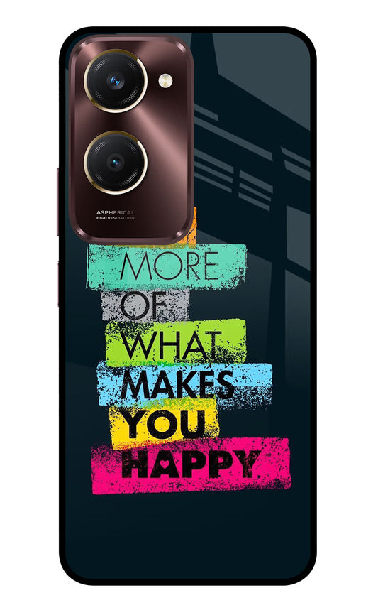 Do More Of What Makes You Happy Vivo Y28s 5G Glass Case