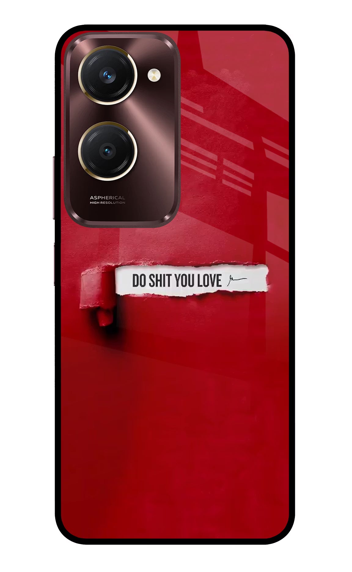 Do Shit You Love Vivo Y28s 5G Glass Case