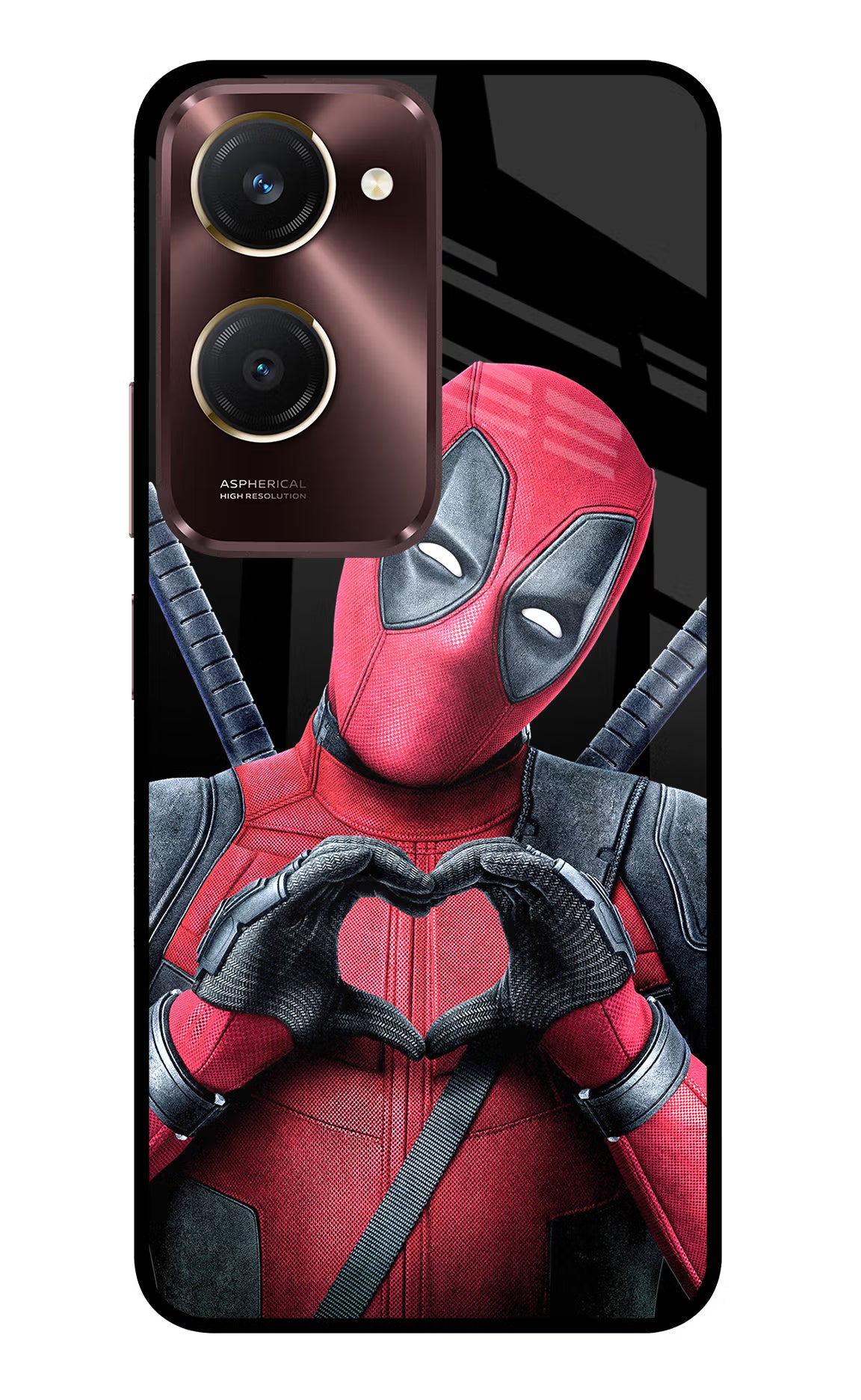 Deadpool Vivo Y28s 5G Glass Case