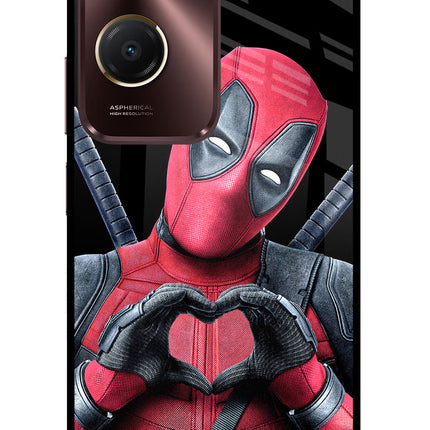 Deadpool Vivo Y28s 5G Glass Case Back Cover by Casekaro