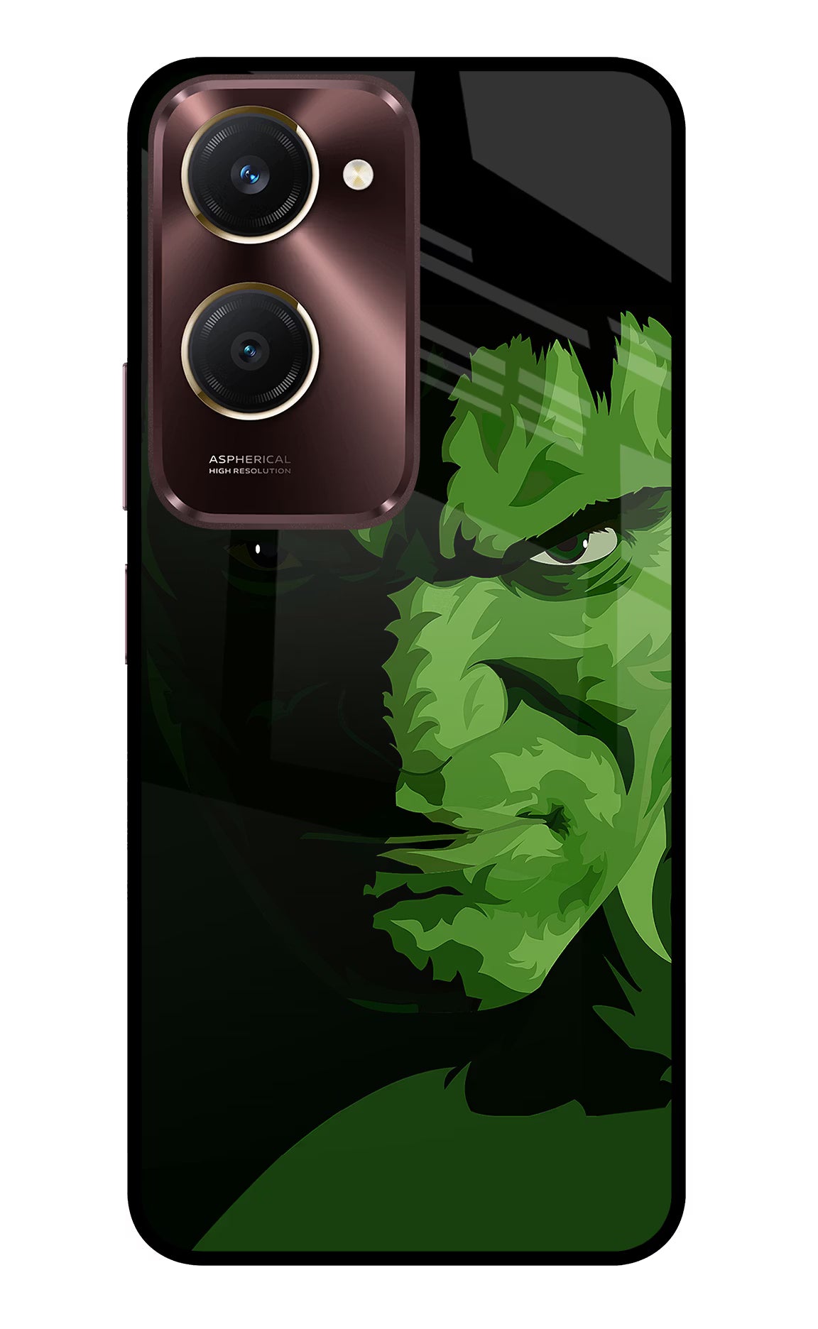 HULK Vivo Y28s 5G Glass Case Back Cover by Casekaro