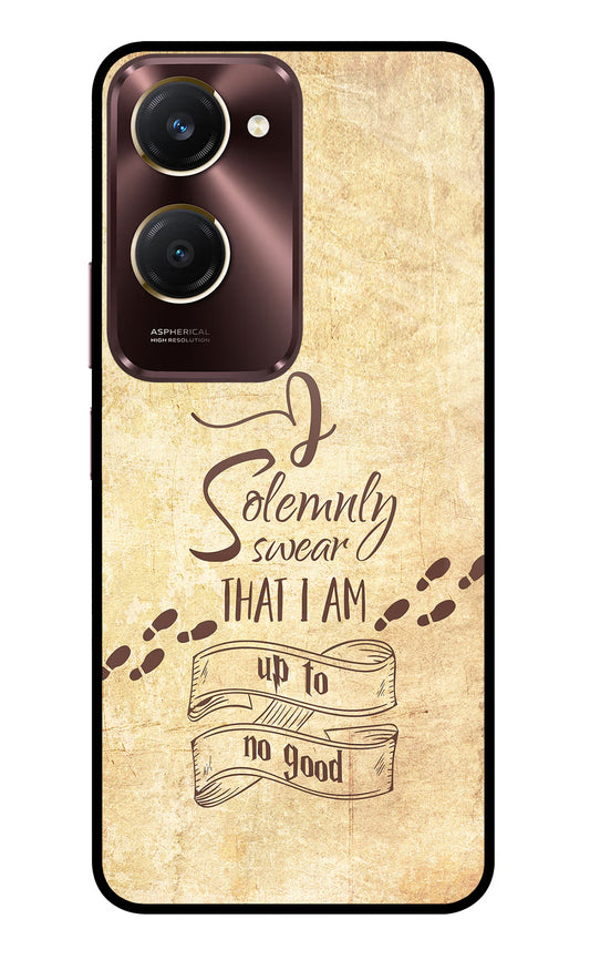 I Solemnly swear that i up to no good Vivo Y28s 5G Glass Case