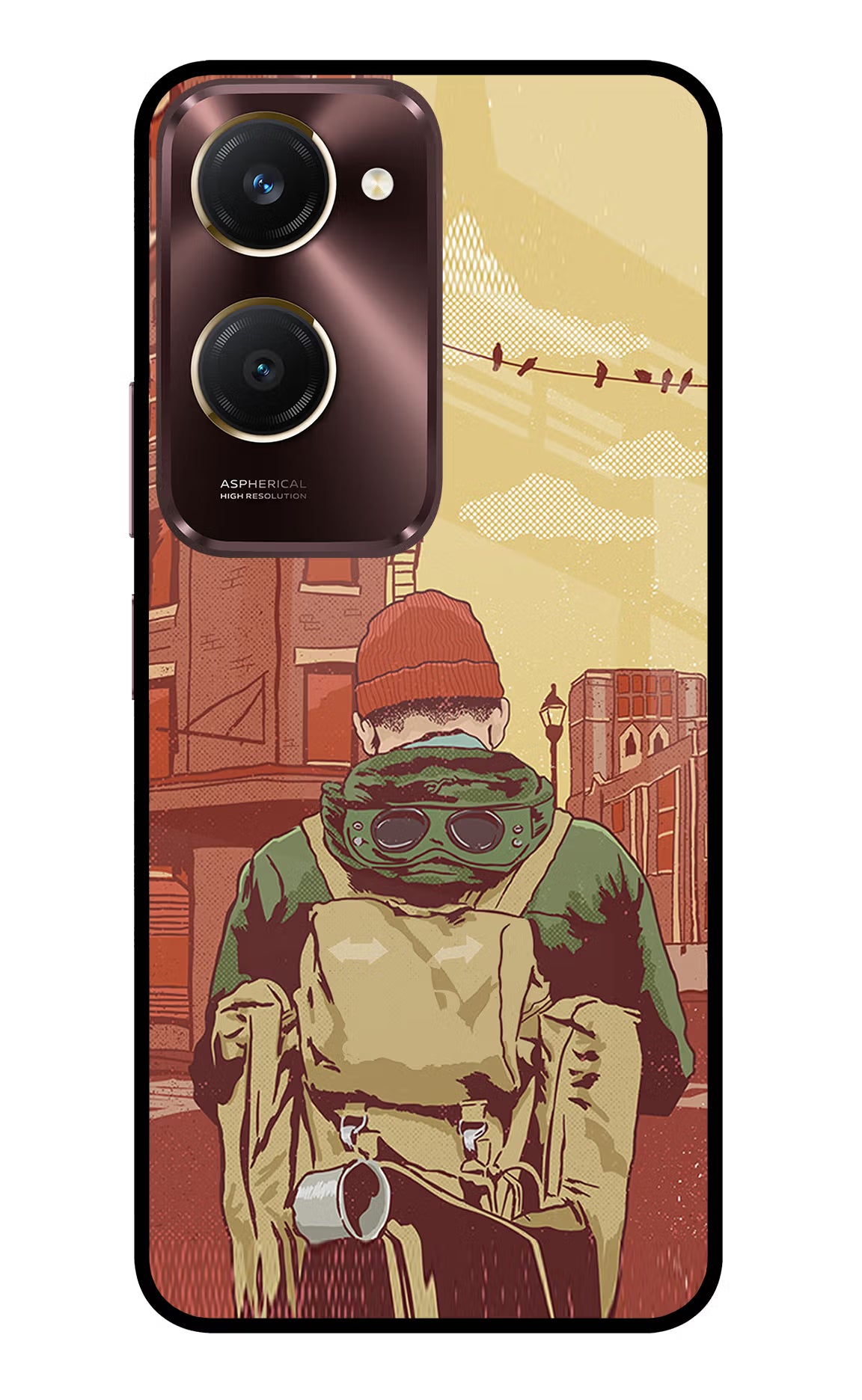Adventurous Vivo Y28s 5G Glass Case