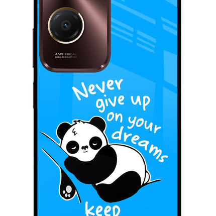 Keep Sleeping Vivo Y28s 5G Glass Case Back Cover by Casekaro