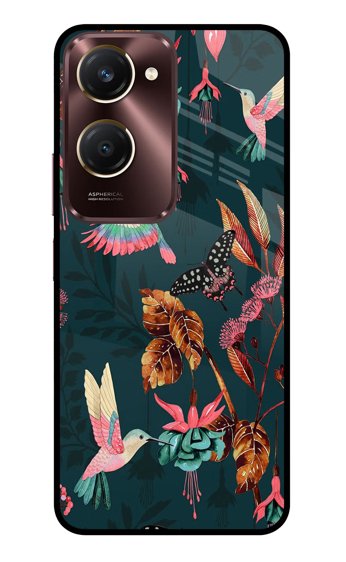 Birds Vivo Y28s 5G Glass Case