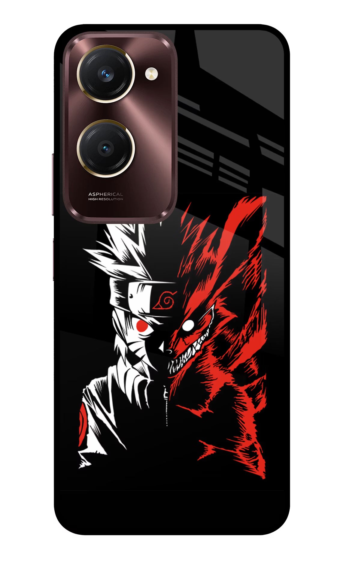 Naruto Two Face Vivo Y28s 5G Glass Case