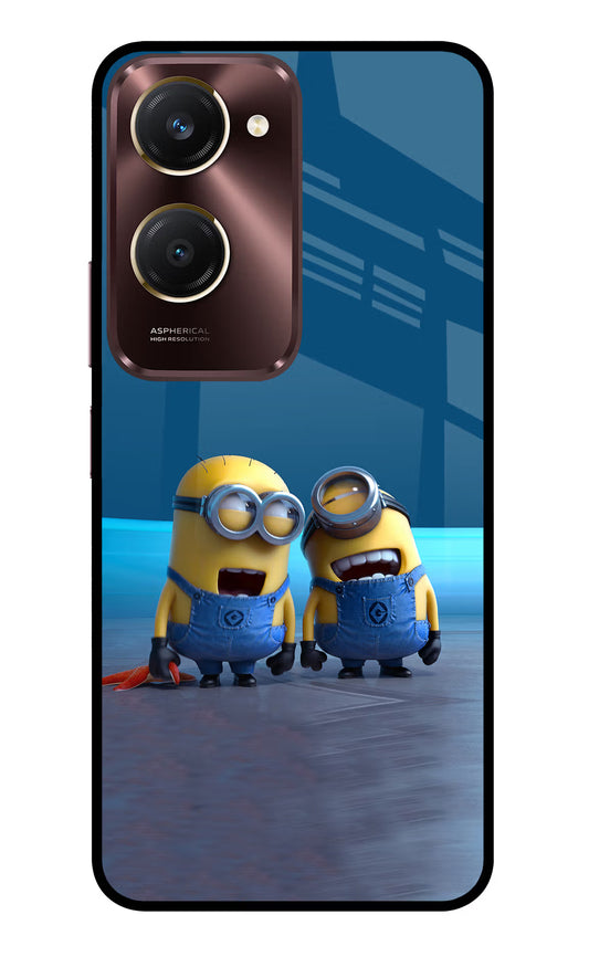 Minion Laughing Vivo Y28s 5G Glass Case