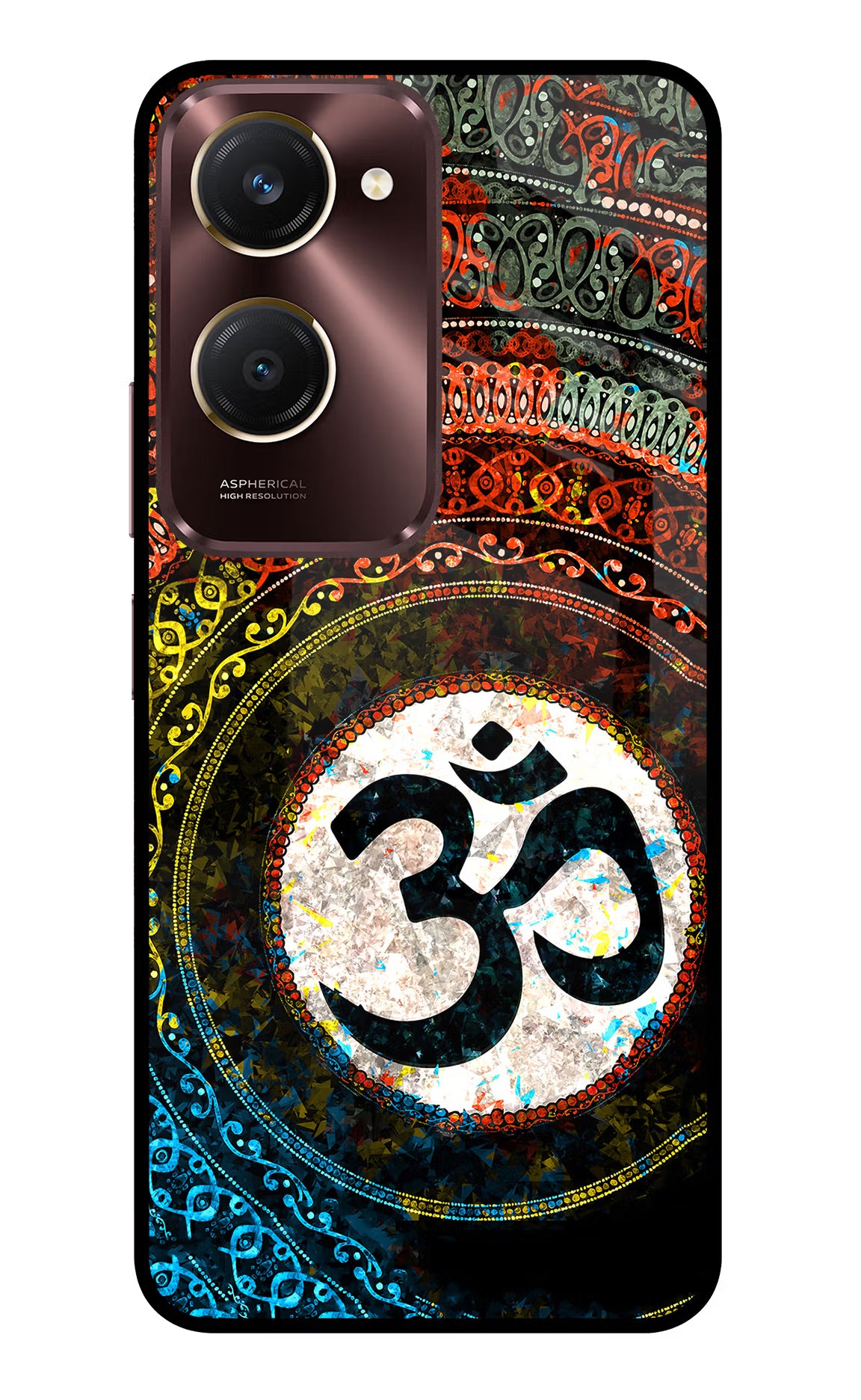 Om Cultural Vivo Y28s 5G Glass Case