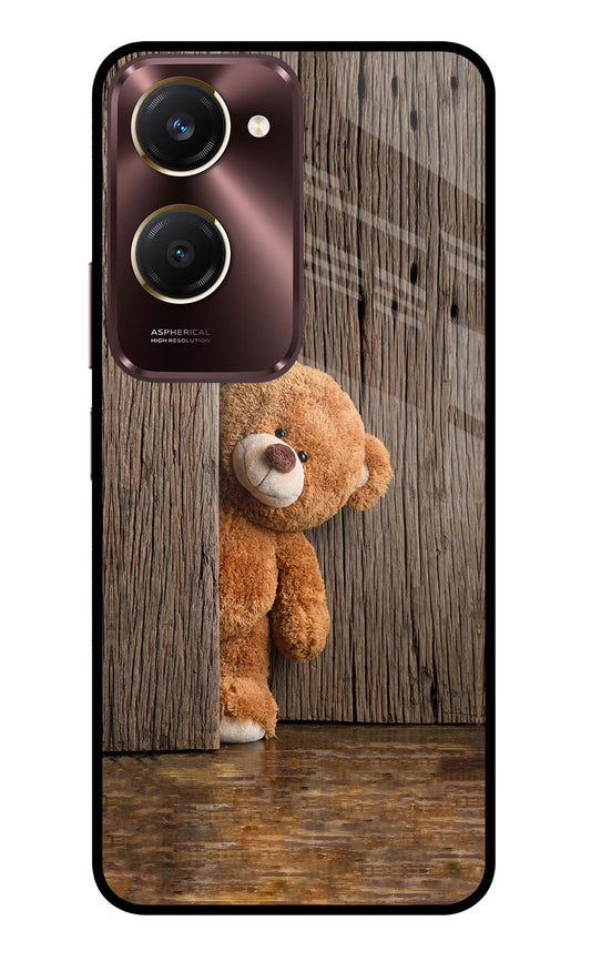 Teddy Wooden Vivo Y28s 5G Glass Case