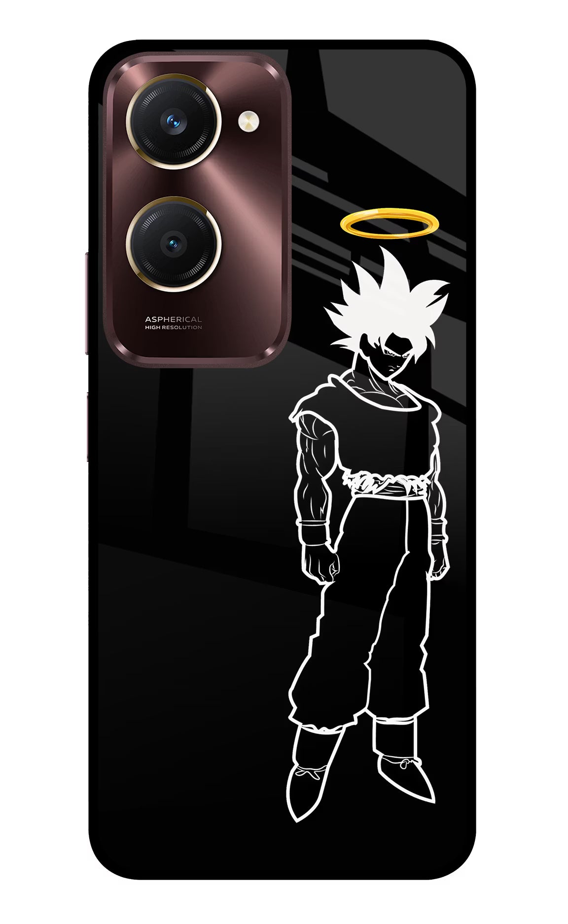 DBS Character Vivo Y28s 5G Glass Case Back Cover by Casekaro