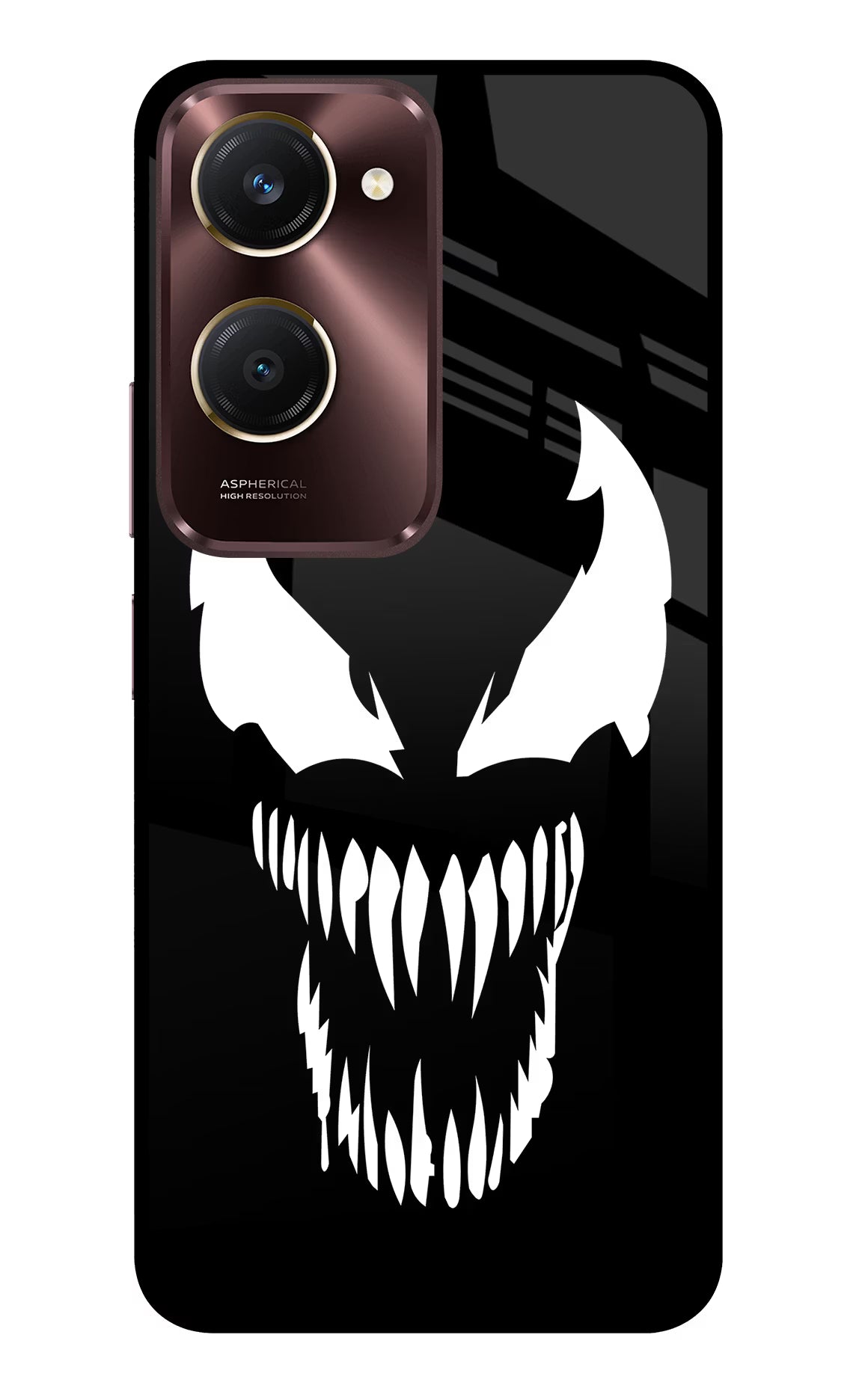Venom Vivo Y28s 5G Glass Case Back Cover by Casekaro