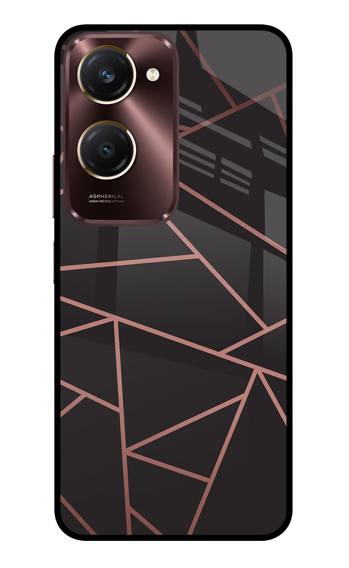 Geometric Pattern Vivo Y28s 5G Glass Case